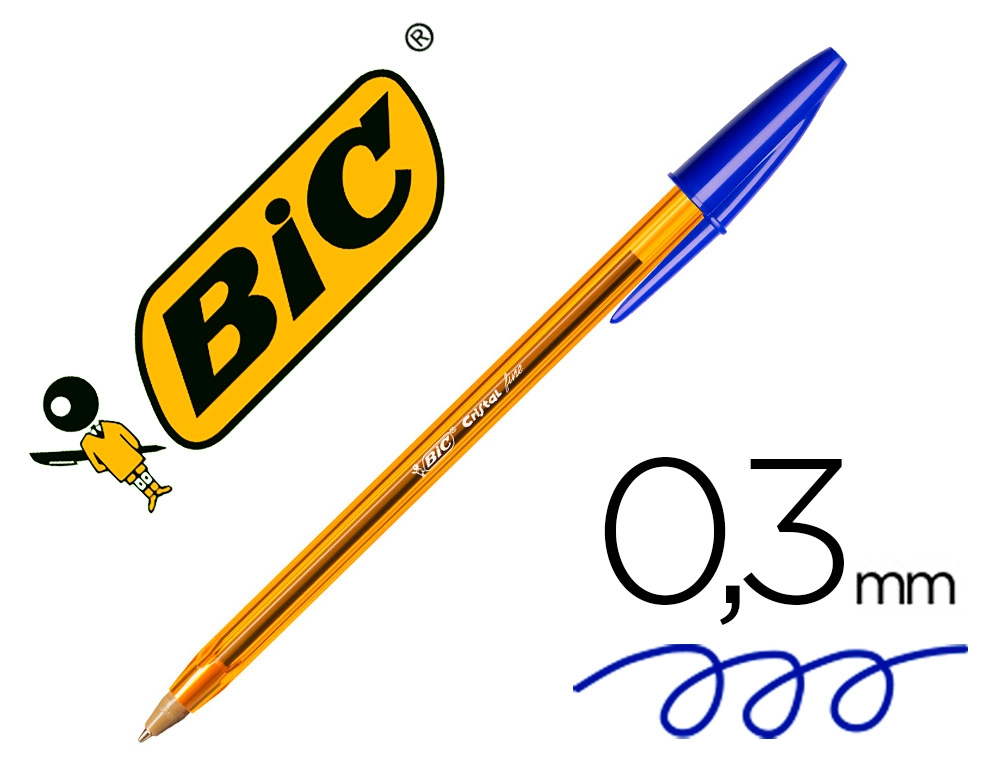 bic naranja azul