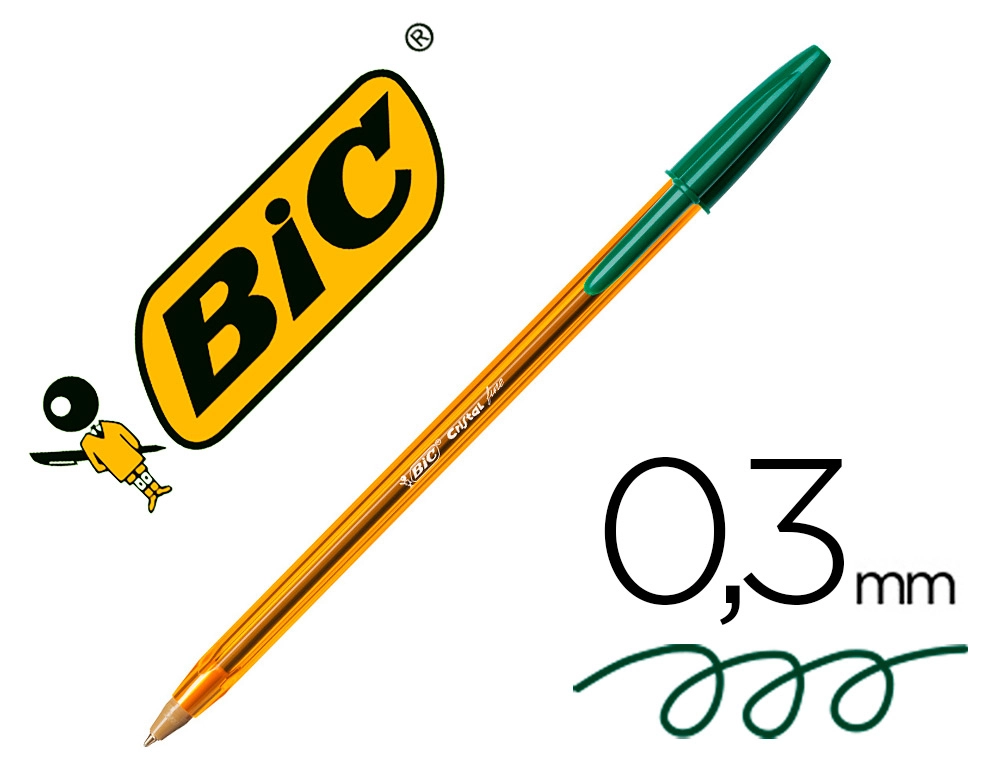 bic naranja verde