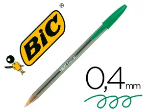 BOLÍGRAFO BIC original VERDE